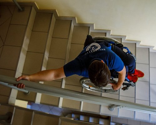 Taking the stairs instead of lift